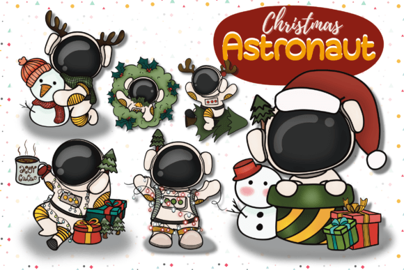 Christmas Astronaut Clipart: A Designer's Review