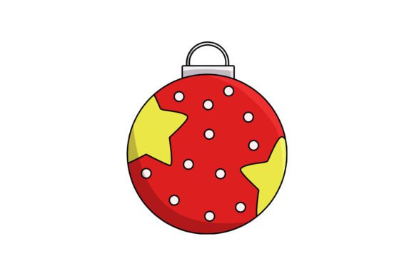 Christmas Bauble Vector Illustration: Festive Illustrations