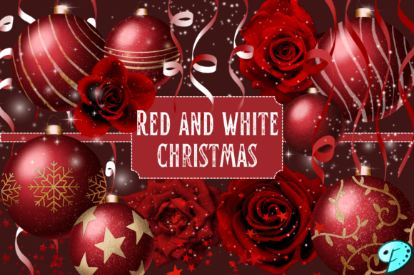 Red and White Christmas Clipart & Illustrations Review