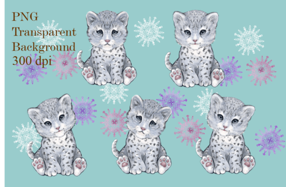 Review: Christmas Cute Cartoon Snow Leopard Design