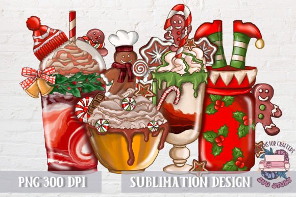 Review: Christmas Gingerbread Mans Coffee PNG Illustrations
