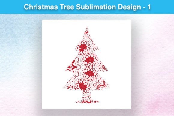 Review: Christmas Tree Sublimation Design - 1 Illustrations