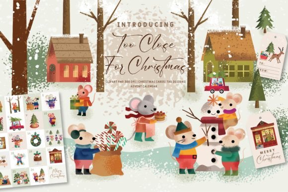 Too Close for Christmas: Festive Illustrations Review